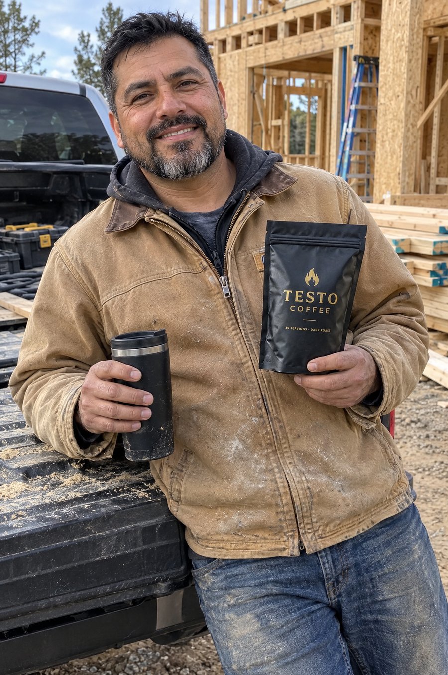 Mark T. with Testo Coffee at his truck