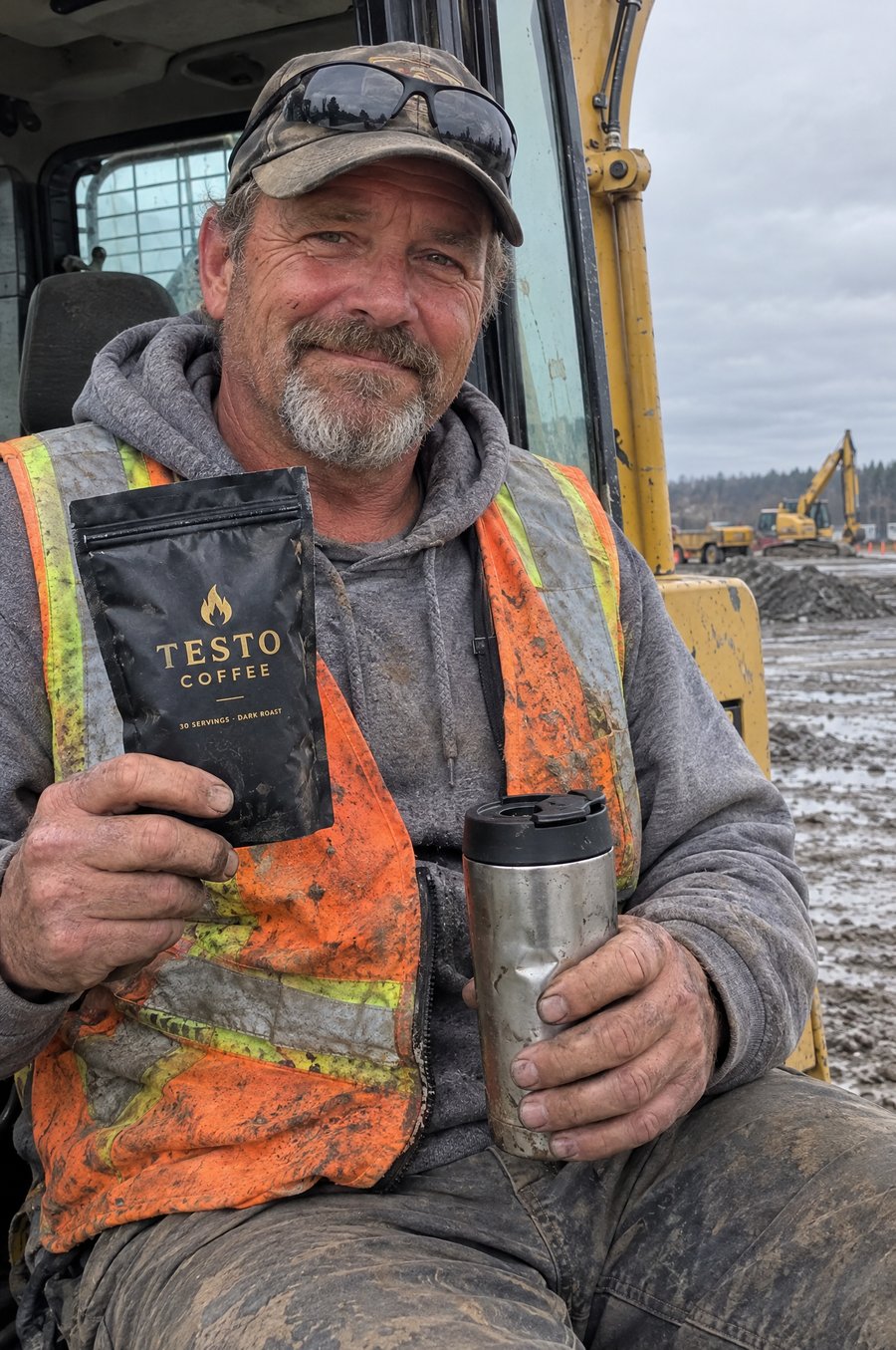 Rick S. with Testo Coffee on a job site